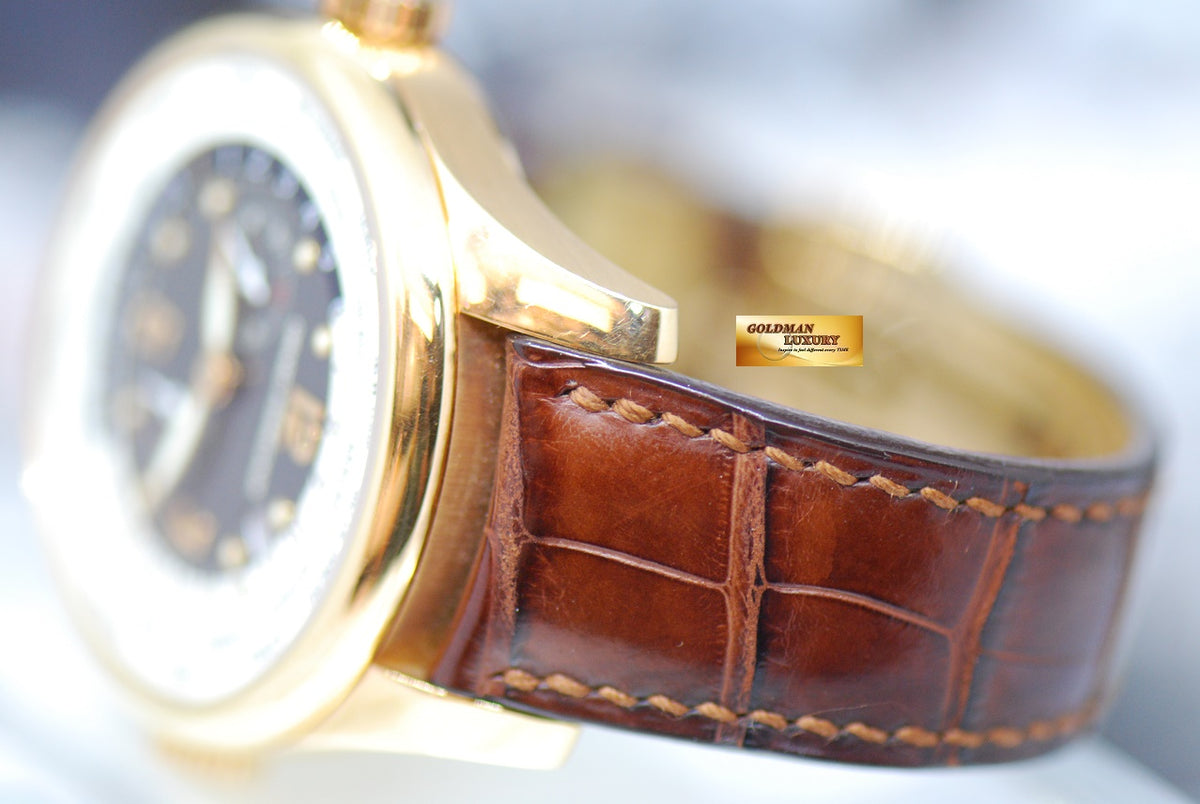 [SOLD] GIRARD PERREGAUX WORLD TIME WW.TC 18K ROSE GOLD POWER RESERVE AUTOMATIC 49850 (MINT)