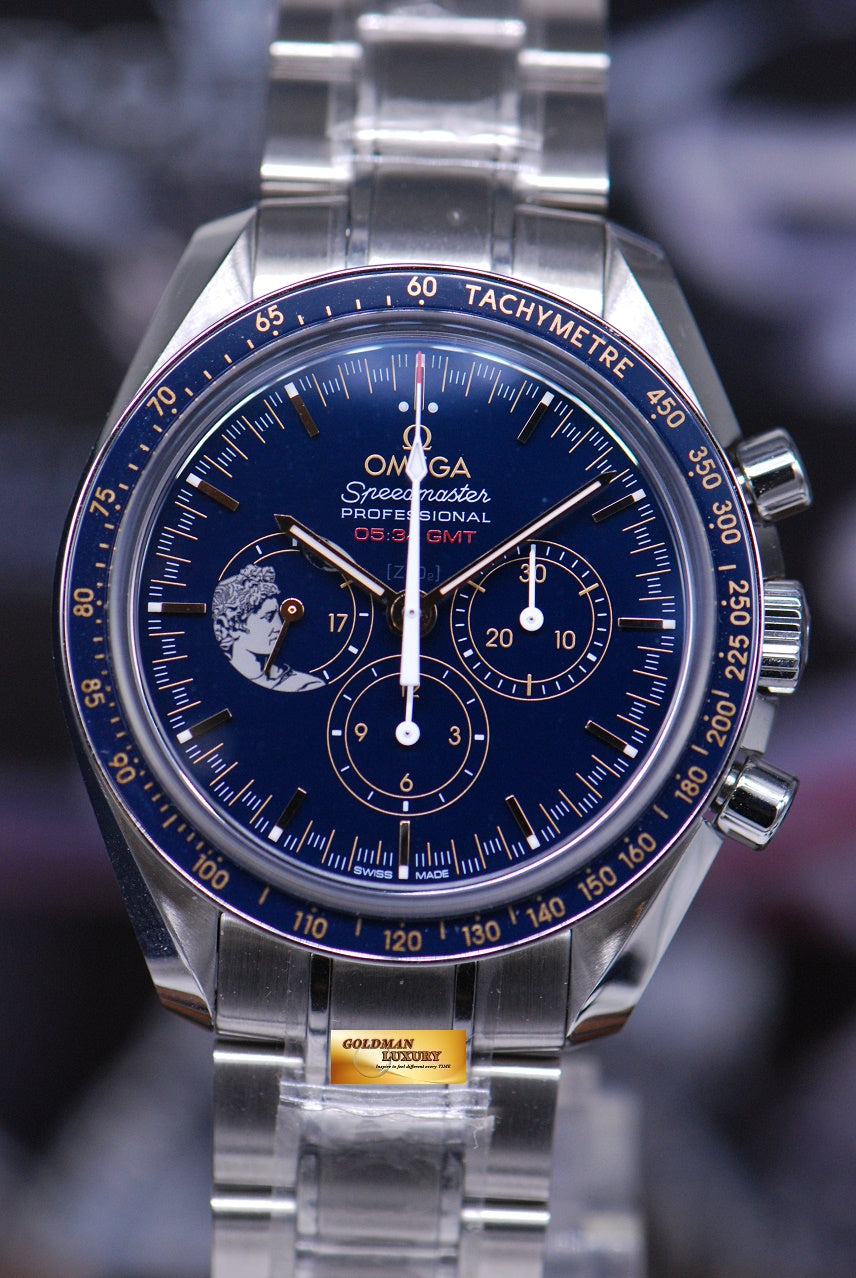 [SOLD] OMEGA SPEEDMASTER APOLLO XVII “THE LAST MAN ON THE MOON” BLUE LIMTIED EDITION (BNIB)