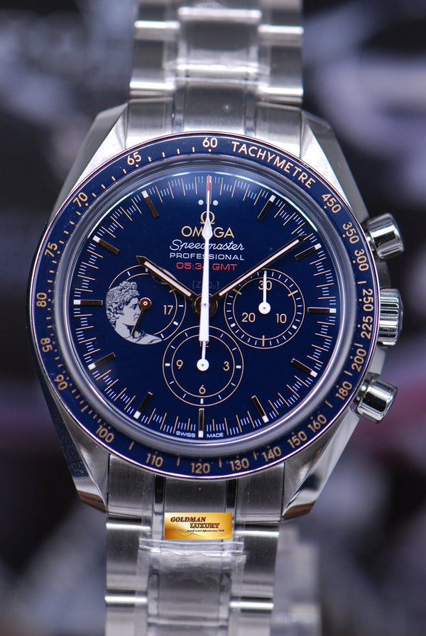 [SOLD] OMEGA SPEEDMASTER APOLLO XVII “THE LAST MAN ON THE MOON” BLUE LIMTIED EDITION (BNIB)