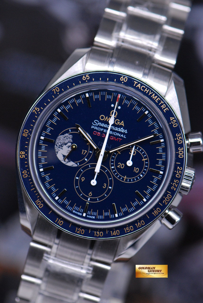 [SOLD] OMEGA SPEEDMASTER APOLLO XVII “THE LAST MAN ON THE MOON” BLUE LIMTIED EDITION (BNIB)