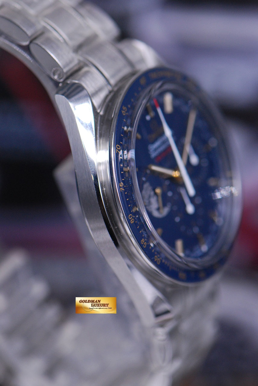 [SOLD] OMEGA SPEEDMASTER APOLLO XVII “THE LAST MAN ON THE MOON” BLUE LIMTIED EDITION (BNIB)