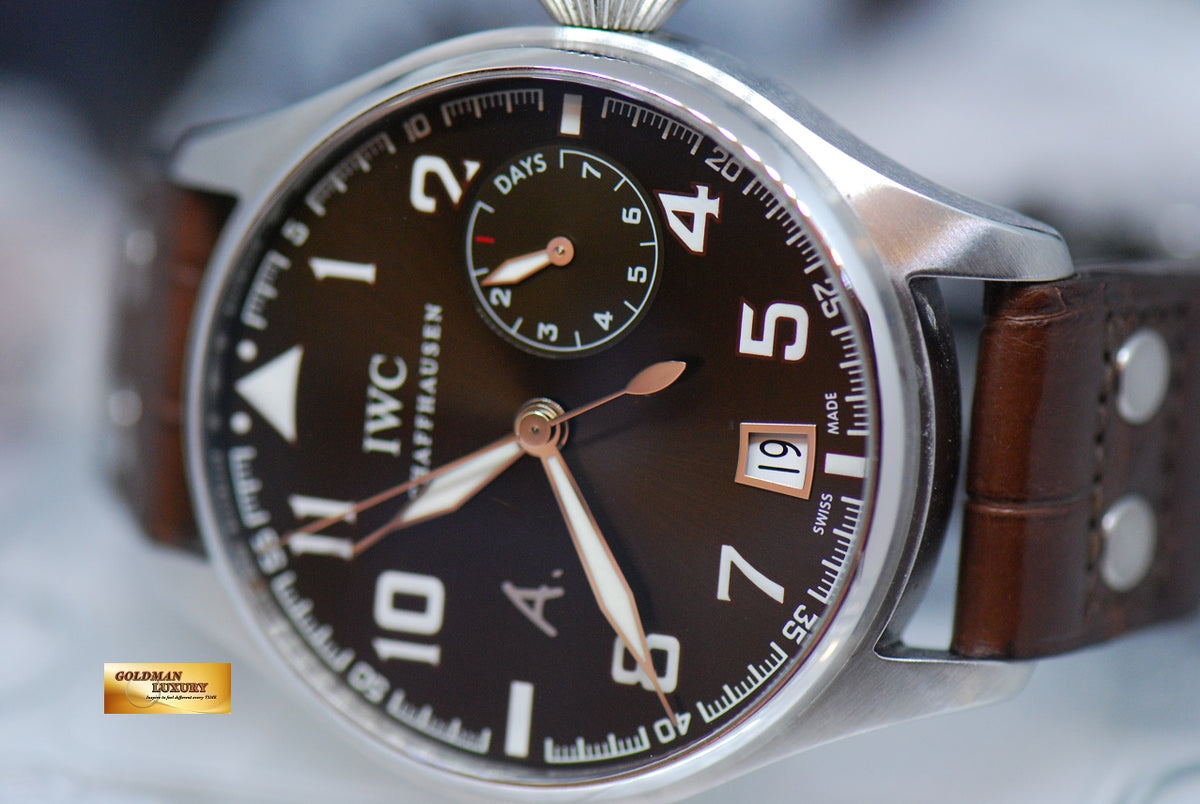 [SOLD] IWC BIG PILOT “ANTOINE SAINT EXUPERY” 46mm 7-DAYS POWER RESERVE LIMITED EDITION IW5004-22  (MINT)