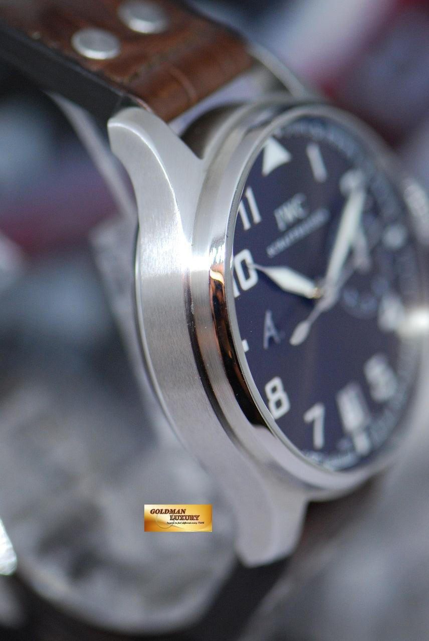 [SOLD] IWC BIG PILOT “ANTOINE SAINT EXUPERY” 46mm 7-DAYS POWER RESERVE LIMITED EDITION IW5004-22  (MINT)