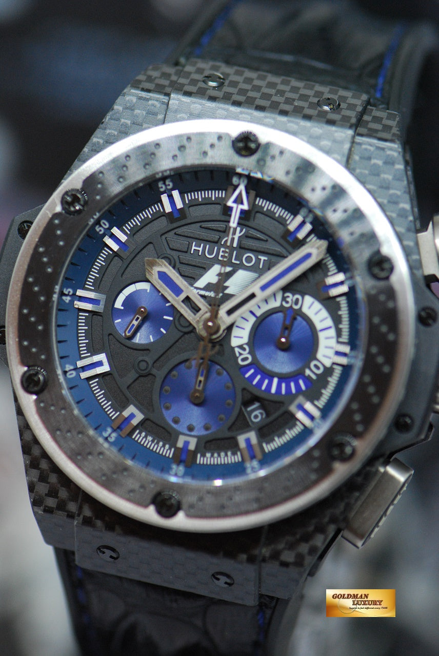 [SOLD] HUBLOT BIG BANG F1 INTERLAGOS 48mm CHRONOGRAPH CARBON LIMITED EDITION AUTOMATIC 703.QM.1129.HR.FIL11 (MINT)