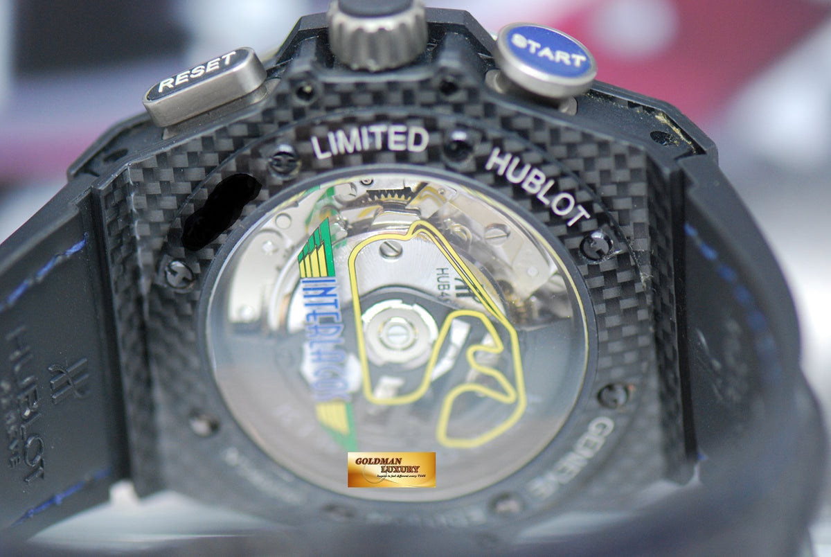 [SOLD] HUBLOT BIG BANG F1 INTERLAGOS 48mm CHRONOGRAPH CARBON LIMITED EDITION AUTOMATIC 703.QM.1129.HR.FIL11 (MINT)