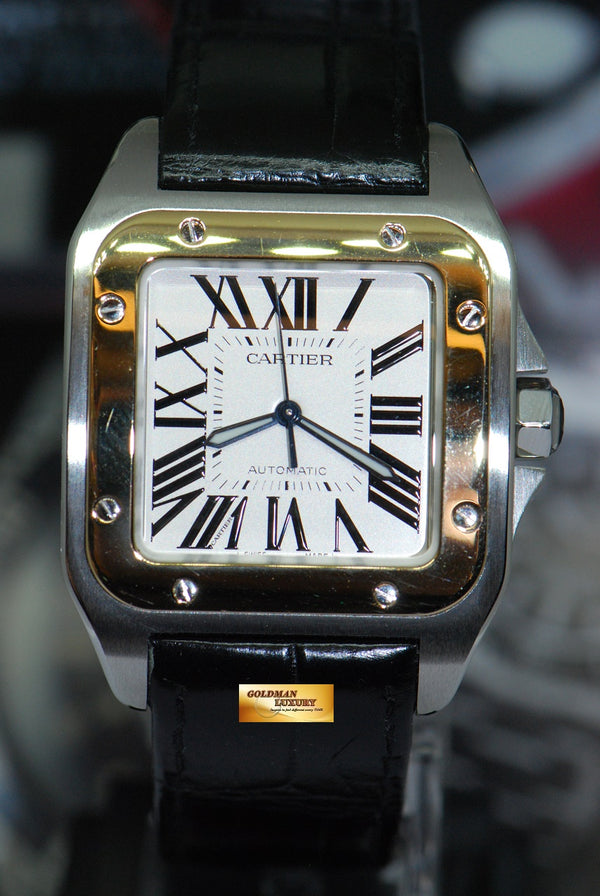 [SOLD] CARTIER SANTOS 100 XL HALF-GOLD AUTOMATIC 2656 (MINT)