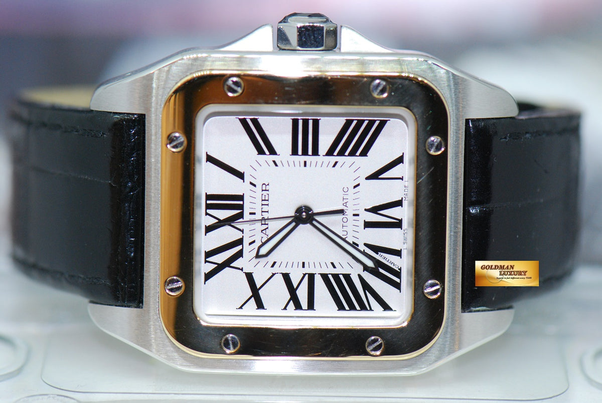[SOLD] CARTIER SANTOS 100 XL HALF-GOLD AUTOMATIC 2656 (MINT)