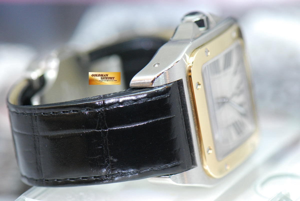 [SOLD] CARTIER SANTOS 100 XL HALF-GOLD AUTOMATIC 2656 (MINT)