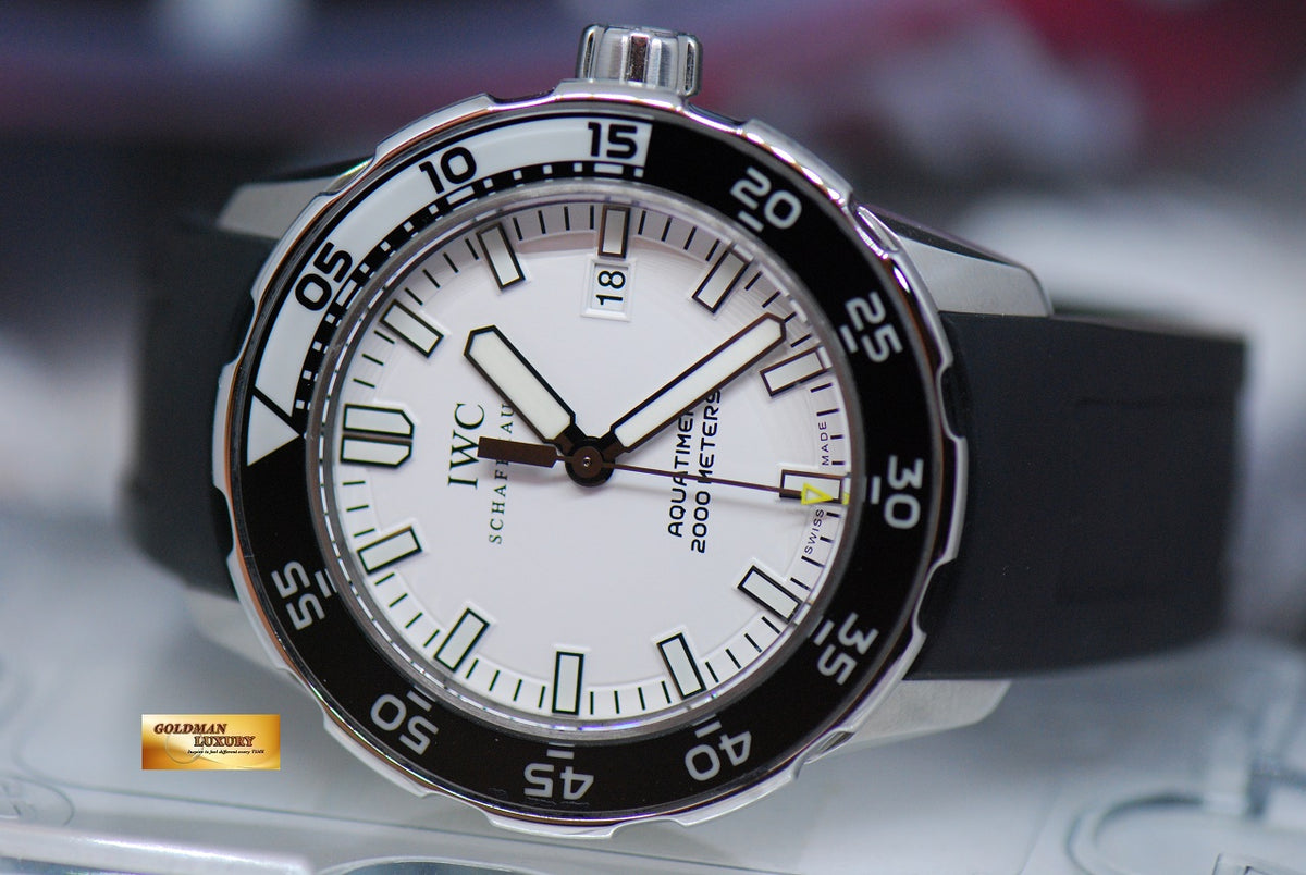 [SOLD] IWC AQUATIMER 2000 45mm AUTOMATIC WHITE IW3568-06 (MINT)