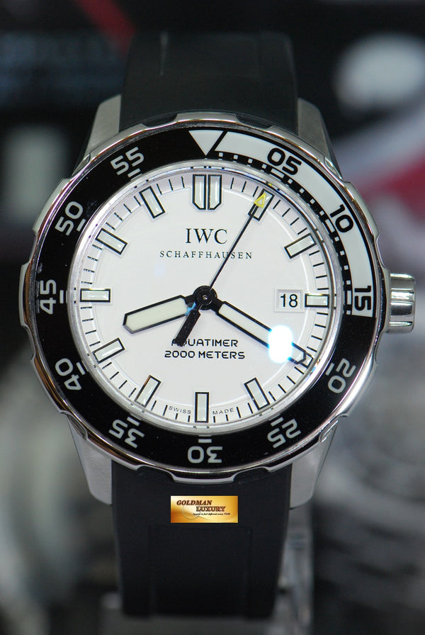 [SOLD] IWC AQUATIMER 2000 45mm AUTOMATIC WHITE IW3568-06 (MINT)
