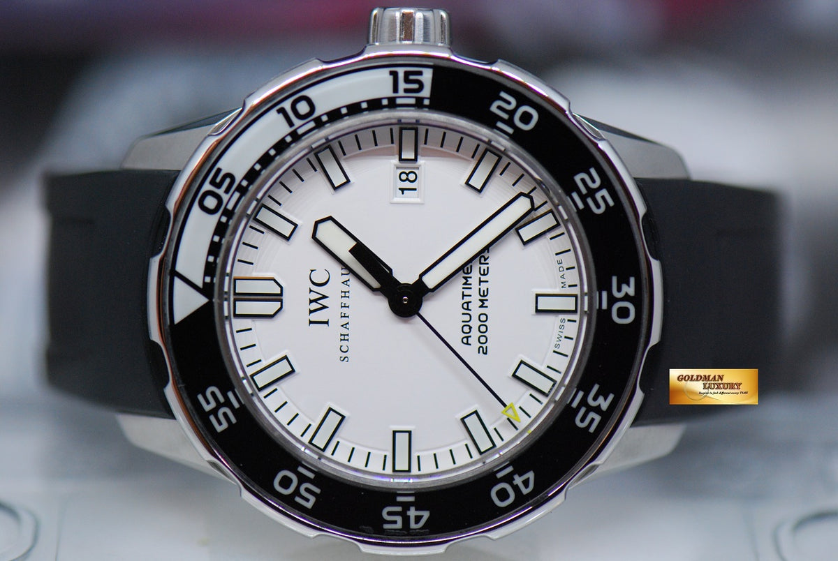 [SOLD] IWC AQUATIMER 2000 45mm AUTOMATIC WHITE IW3568-06 (MINT)