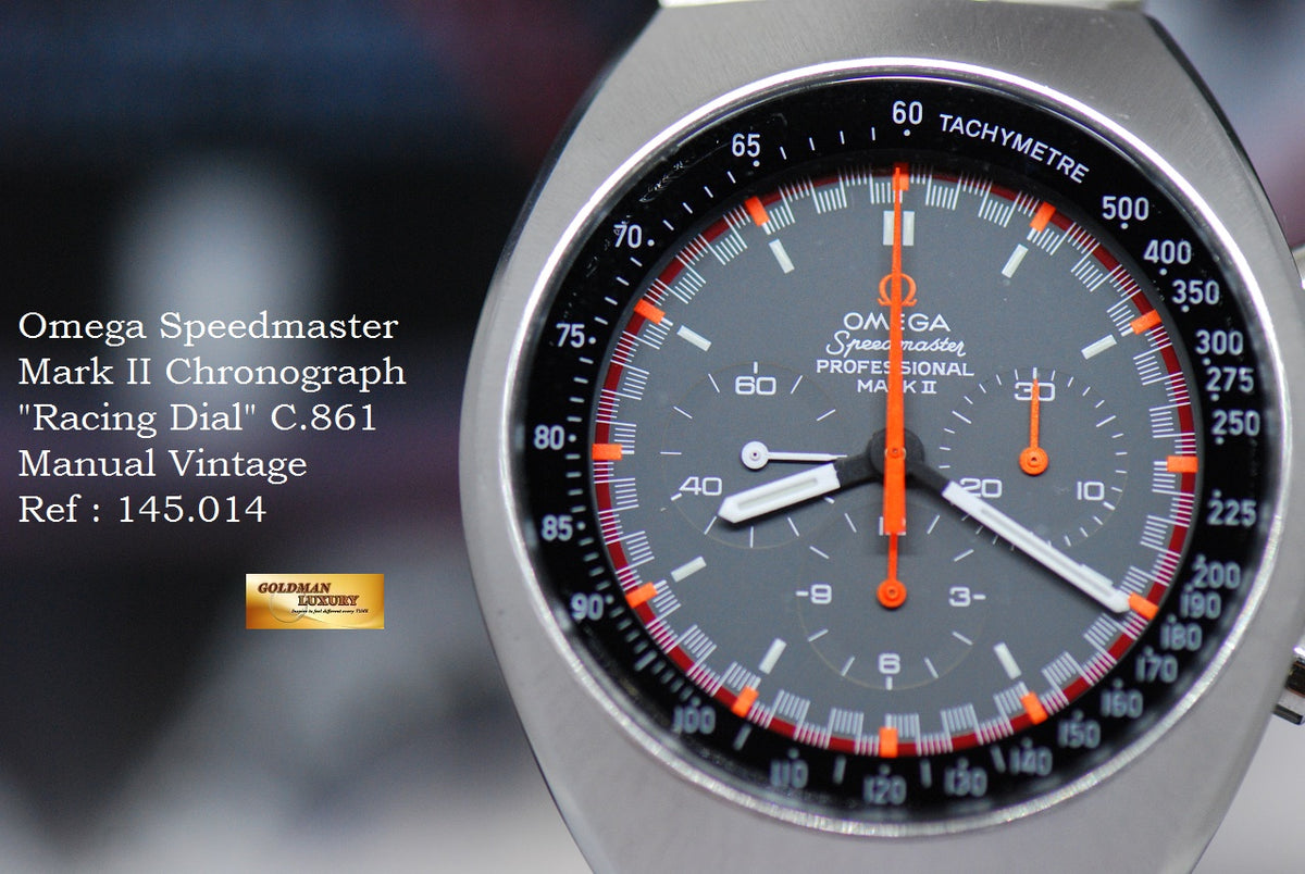 [SOLD] OMEGA SPEEDMASTER MARK II “RACING DIAL” CHRONOGRAPH C.861 MANUAL (VINTAGE)