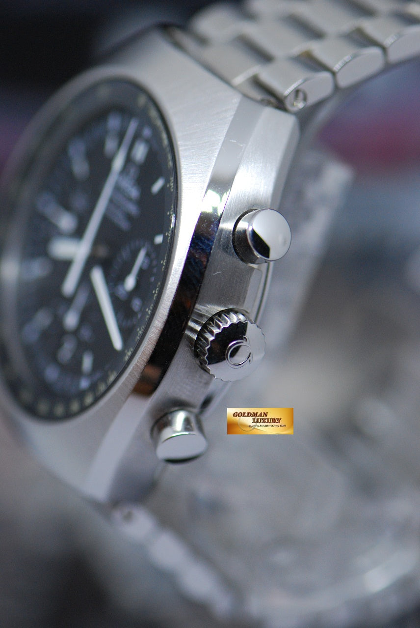 [SOLD] OMEGA SPEEDMASTER MARK II “RE-ISSUE” CHRONOGRAPH CO-AXIAL AUTOMATIC BLACK (MINT)