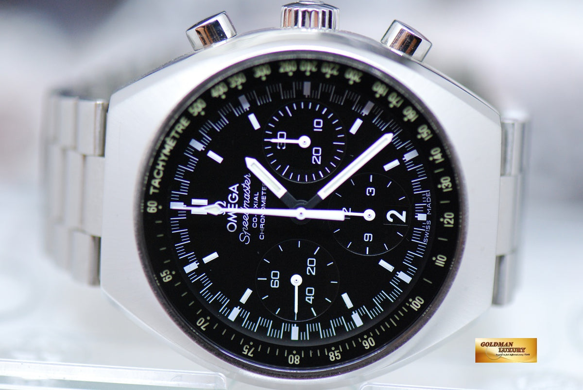 [SOLD] OMEGA SPEEDMASTER MARK II “RE-ISSUE” CHRONOGRAPH CO-AXIAL AUTOMATIC BLACK (MINT)