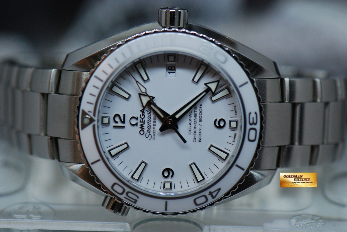 [SOLD] OMEGA SEAMASTER PLANET OCEAN CO-AXIAL 42mm WHITE AUTOMATIC (MINT)