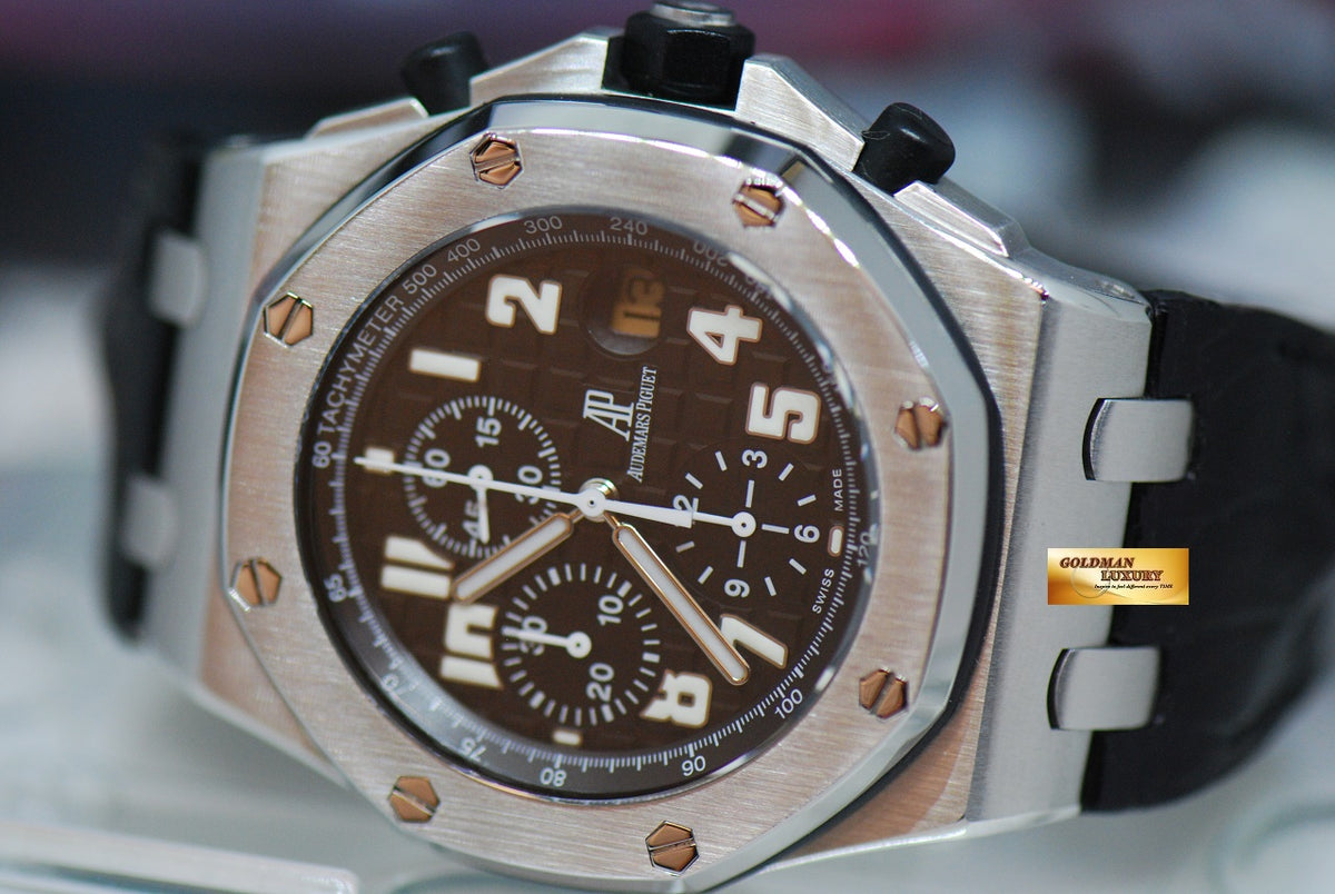 [SOLD] AUDEMARS PIGUET ROYAL OAK OFFSHORE CHRONOGRAPH 42mm BLACK THEME 26020ST (MINT)