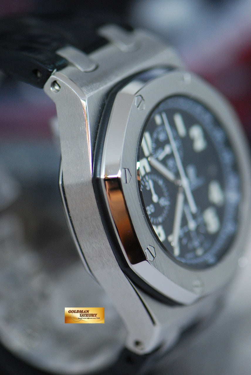 [SOLD] AUDEMARS PIGUET ROYAL OAK OFFSHORE CHRONOGRAPH 42mm BLACK THEME 26020ST (MINT)
