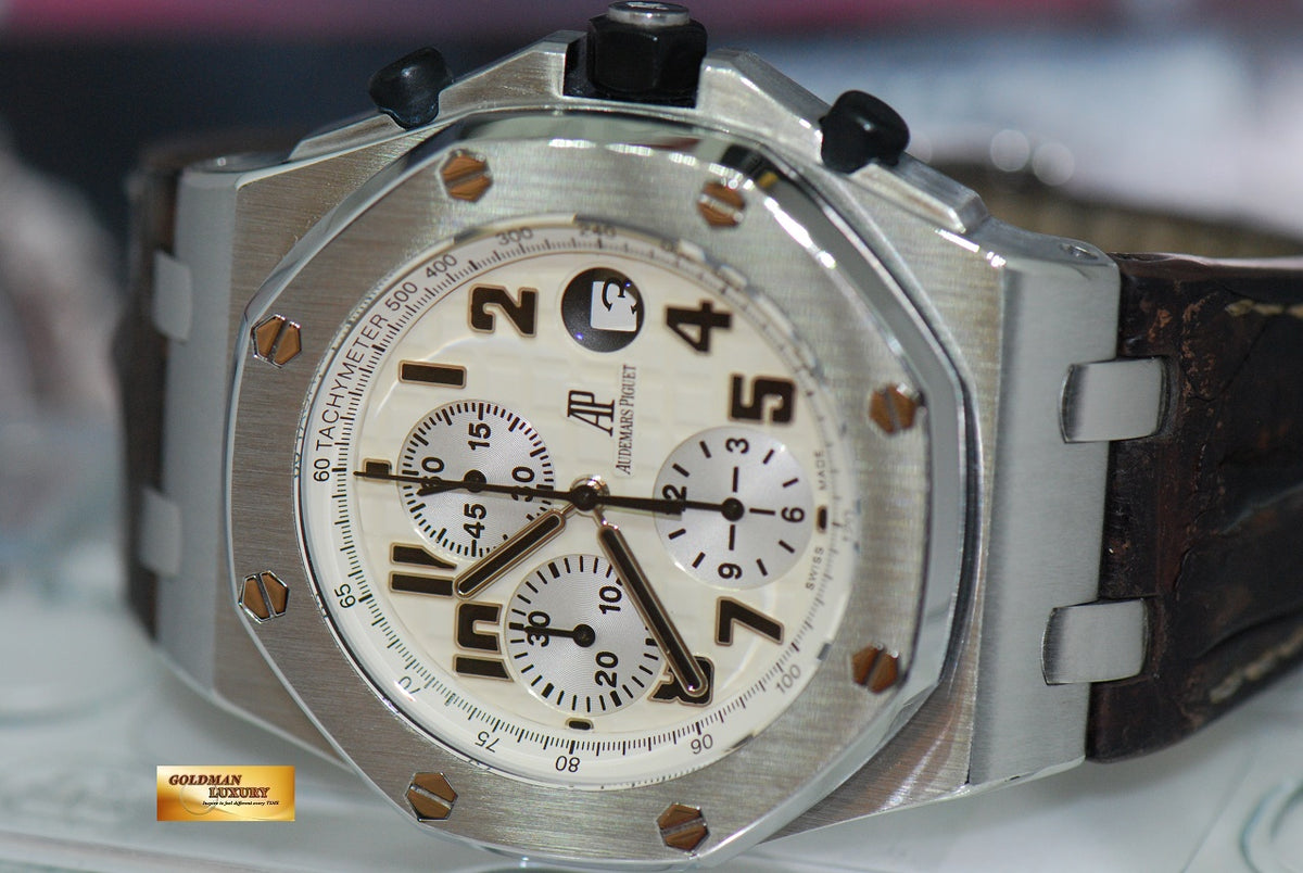[SOLD] AUDEMARS PIGUET ROYAL OAK OFFSHORE CHRONOGRAPH 42mm SAFARI 26020ST (MINT)