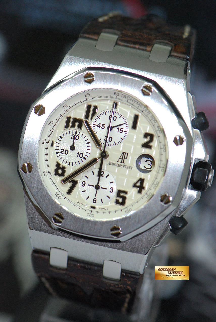 [SOLD] AUDEMARS PIGUET ROYAL OAK OFFSHORE CHRONOGRAPH 42mm SAFARI 26020ST (MINT)