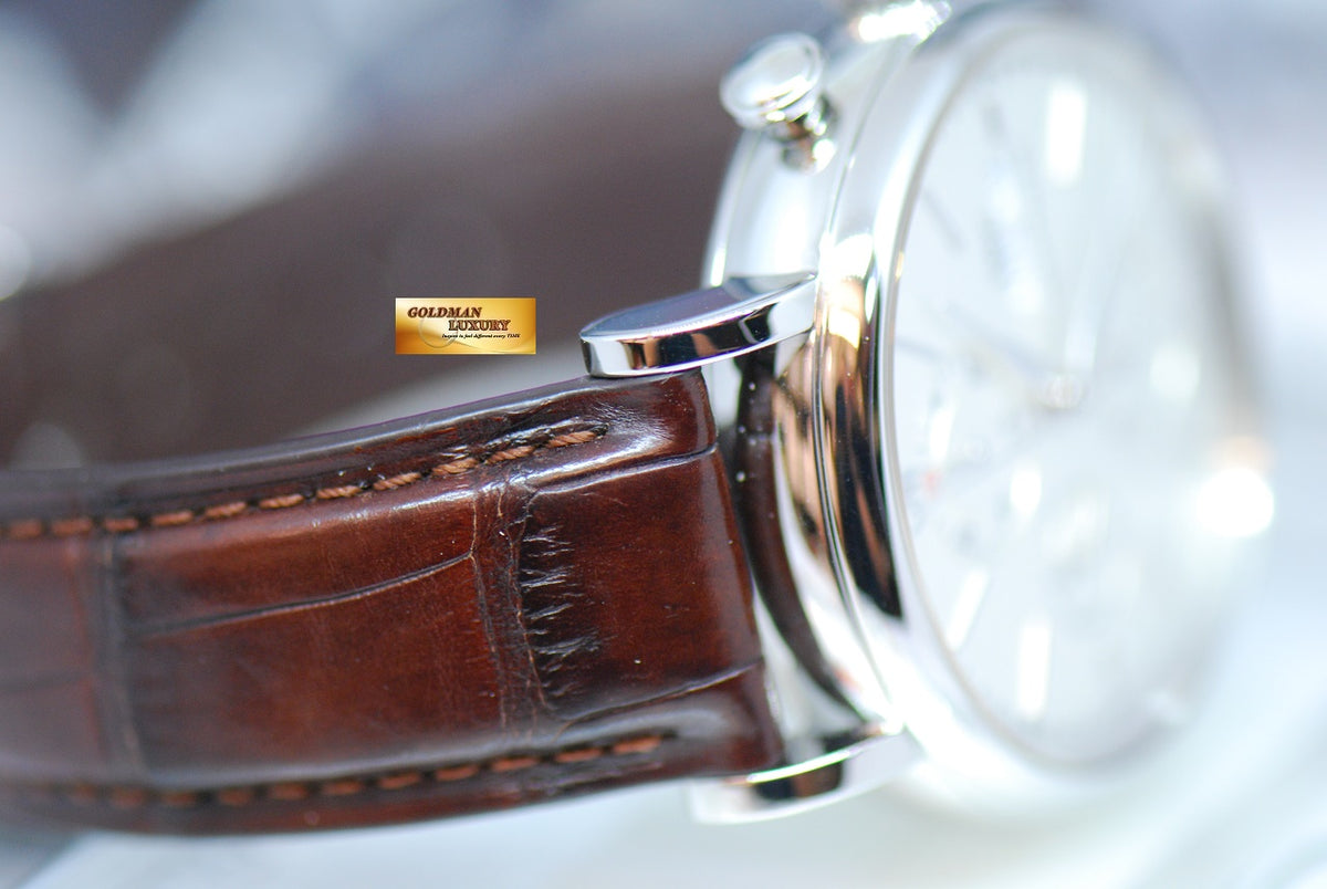 [SOLD] IWC PORTOFINO CHRONOGRAPH 41mm DAY-DATE AUTOMATIC SILVER IW3910-07 (MINT)