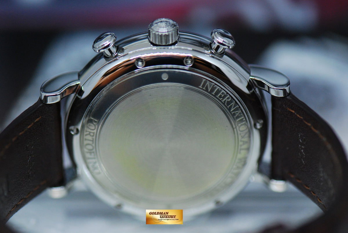 [SOLD] IWC PORTOFINO CHRONOGRAPH 41mm DAY-DATE AUTOMATIC SILVER IW3910-07 (MINT)