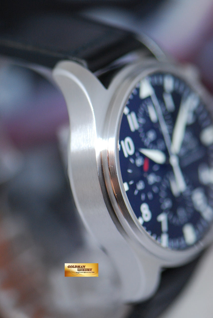 [SOLD] IWC PILOT DAY-DATE CHRONOGRAPH 42mm BLACK IW3777-09 (MINT)