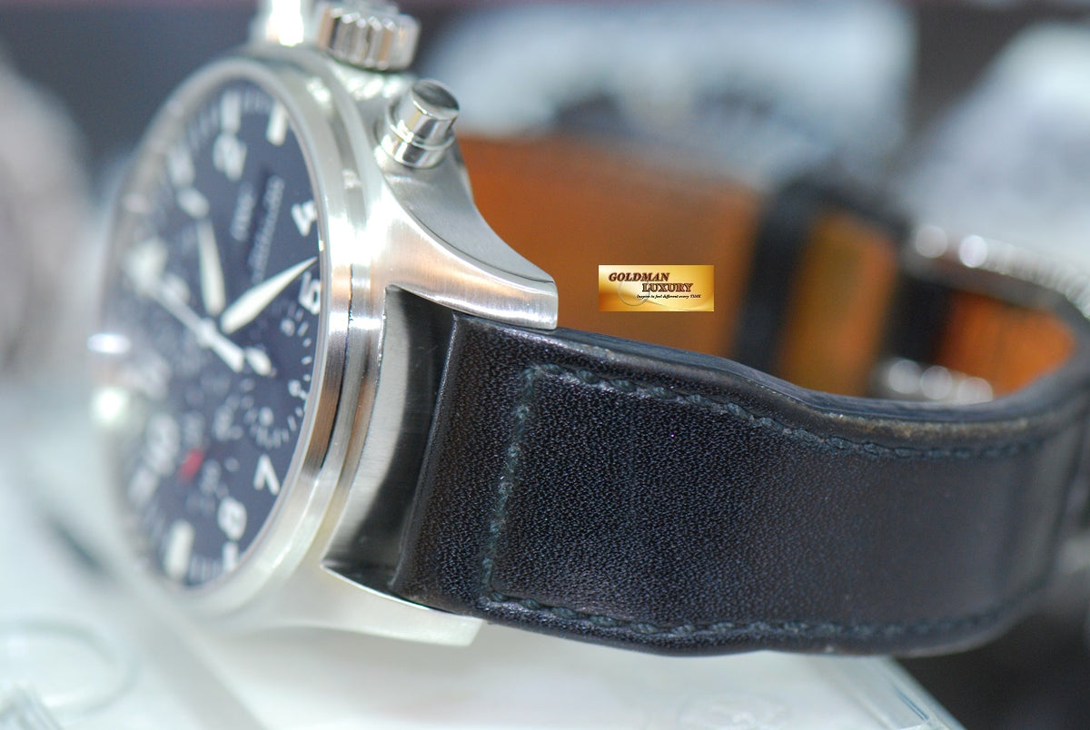 [SOLD] IWC PILOT DAY-DATE CHRONOGRAPH 42mm BLACK IW3777-09 (MINT)