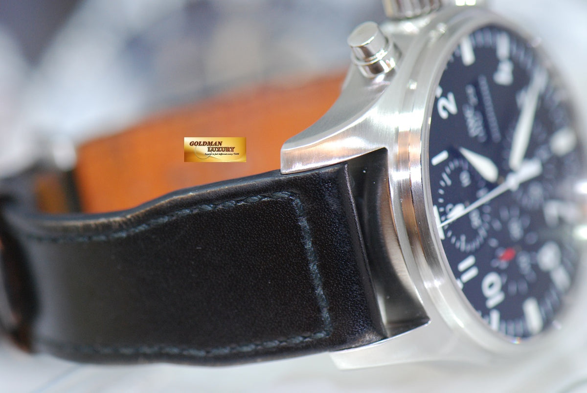 [SOLD] IWC PILOT DAY-DATE CHRONOGRAPH 42mm BLACK IW3777-09 (MINT)