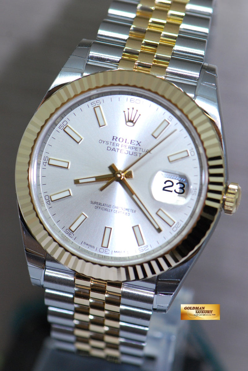 Rolex datejust hotsell 41 half gold