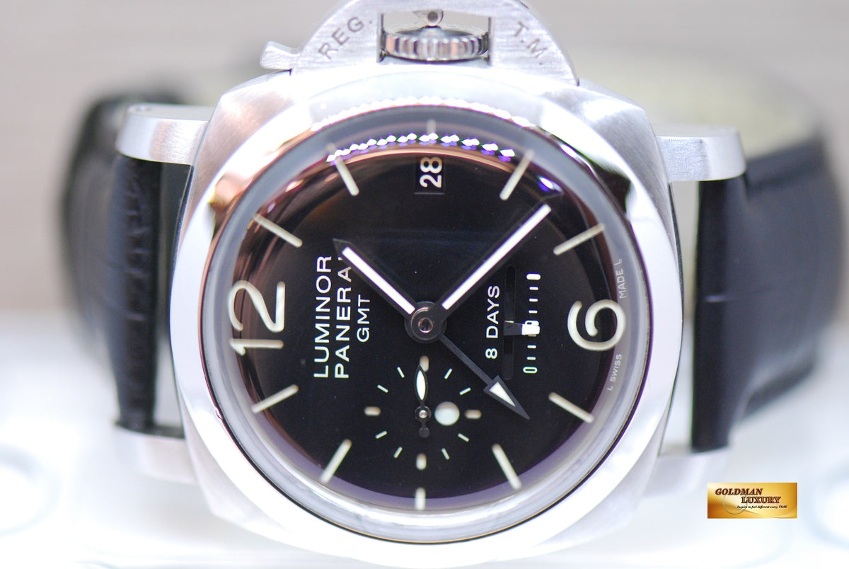 [SOLD] PANERAI LUMINOR GMT 1950 8 DAYS POWER RESERVE MANUAL PAM 233 (NEAR MINT)