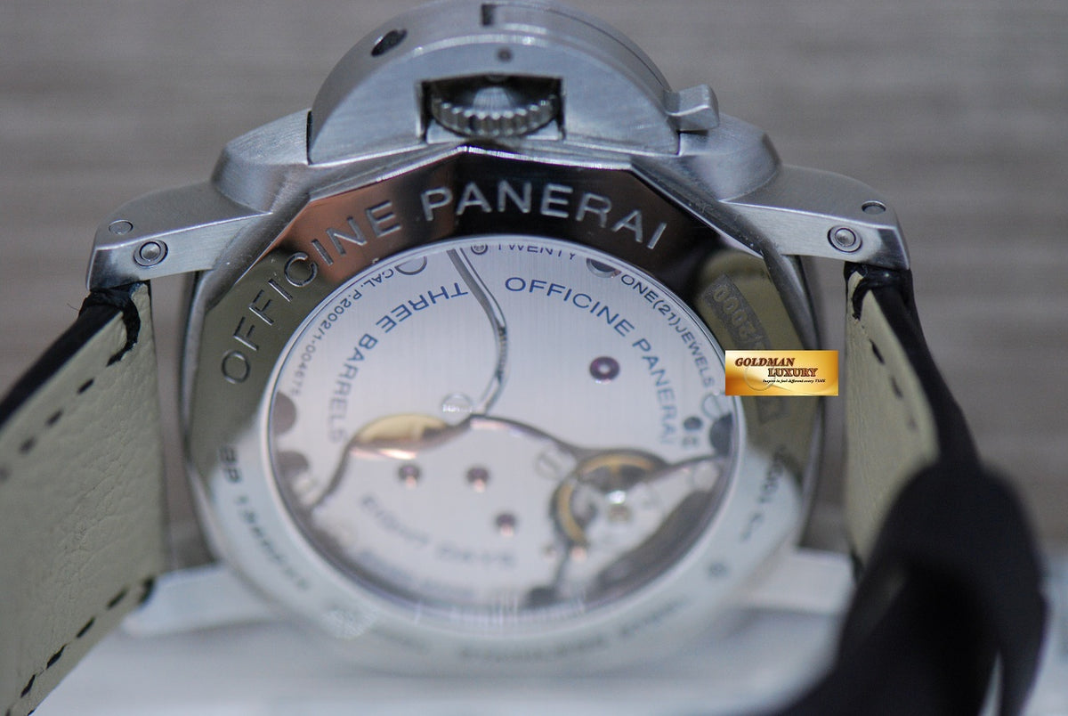 [SOLD] PANERAI LUMINOR GMT 1950 8 DAYS POWER RESERVE MANUAL PAM 233 (NEAR MINT)