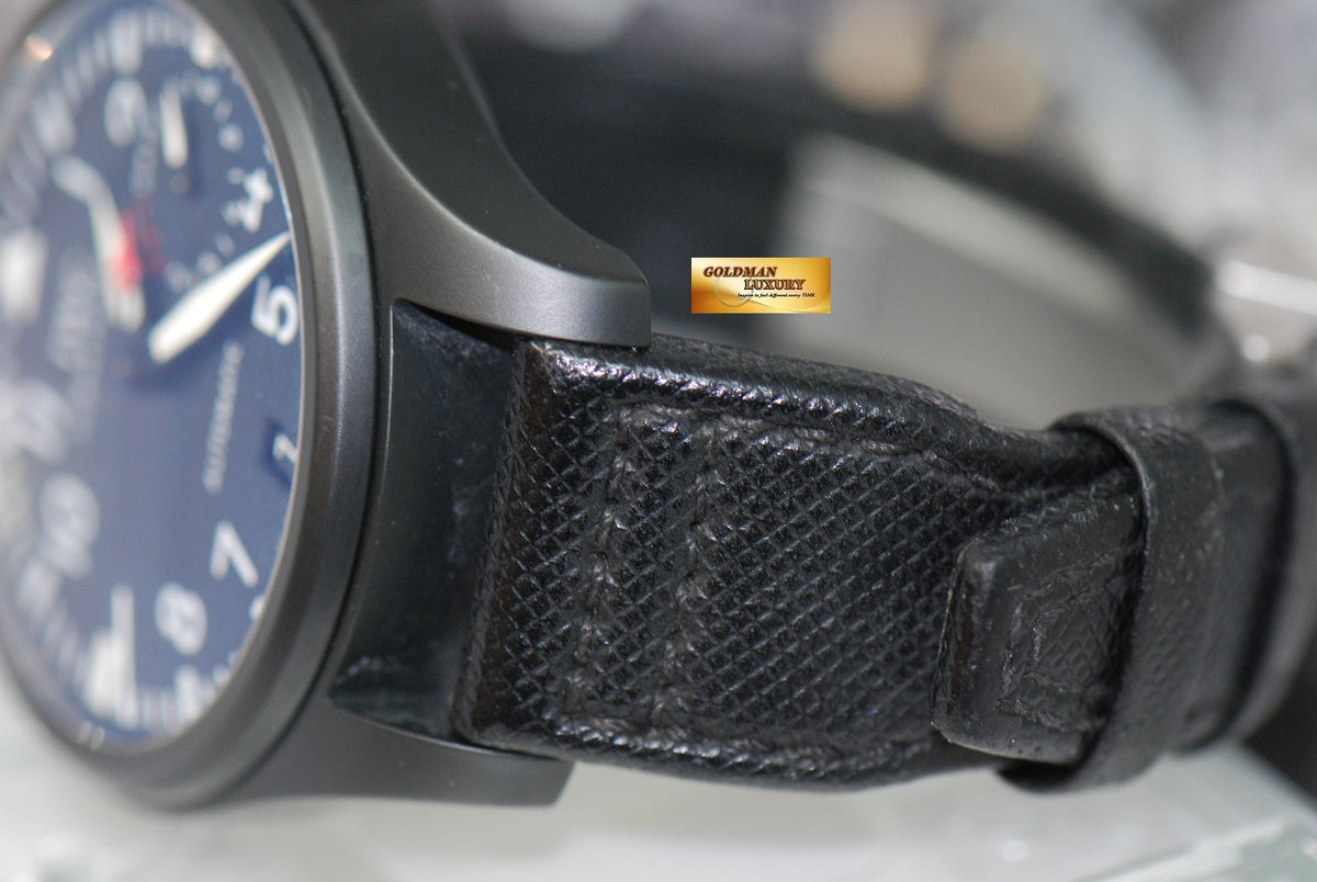 [SOLD] IWC BIG PILOT TOP GUN 47mm 7 DAYS POWER RESERVE BLACK CERAMIC AUTOMATIC IW5019-01 (NEAR MINT)