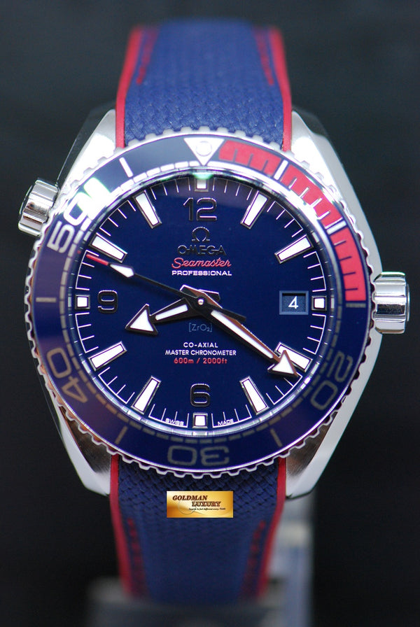 [SOLD] OMEGA SEAMASTER PLANET OCEAN OLYMPIC COLLECTION “PYEONG CHANG 2018” LIMITED EDITION BLUE (LNIB)