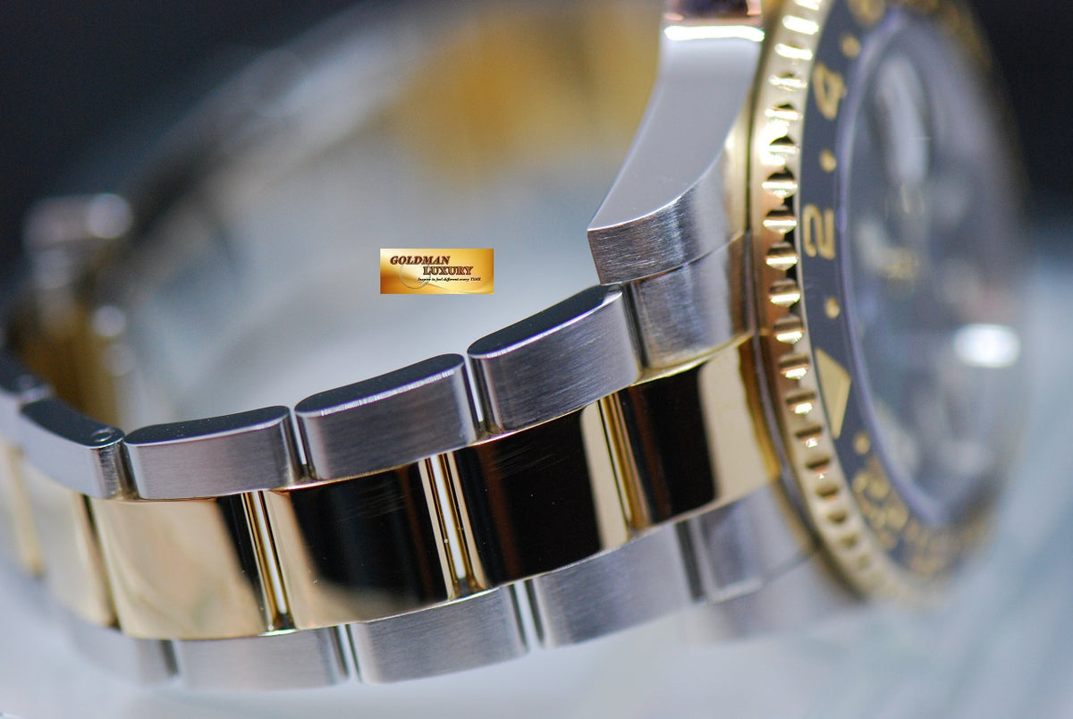 [SOLD] ROLEX OYSTER GMT-MASTER II HALF-GOLD CERAMIC BEZEL AUTOMATIC 116713LN (MINT)