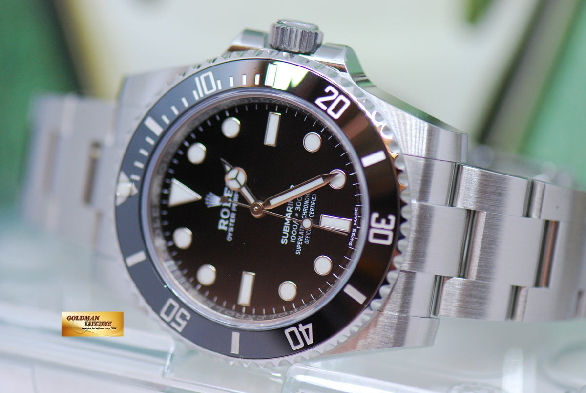 [SOLD] ROLEX OYSTER PERPETUAL SUBMARINER NO-DATE CERAMIC BEZEL 114060 (BNIB)