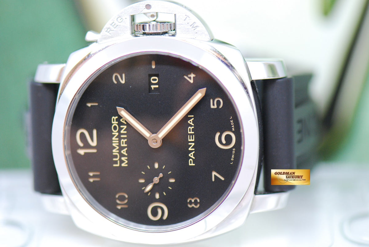 [SOLD] PANERAI LUMINOR MARINA 44mm 1950 ARABIC NUMERALS AUTOMATIC PAM 359 (MINT)