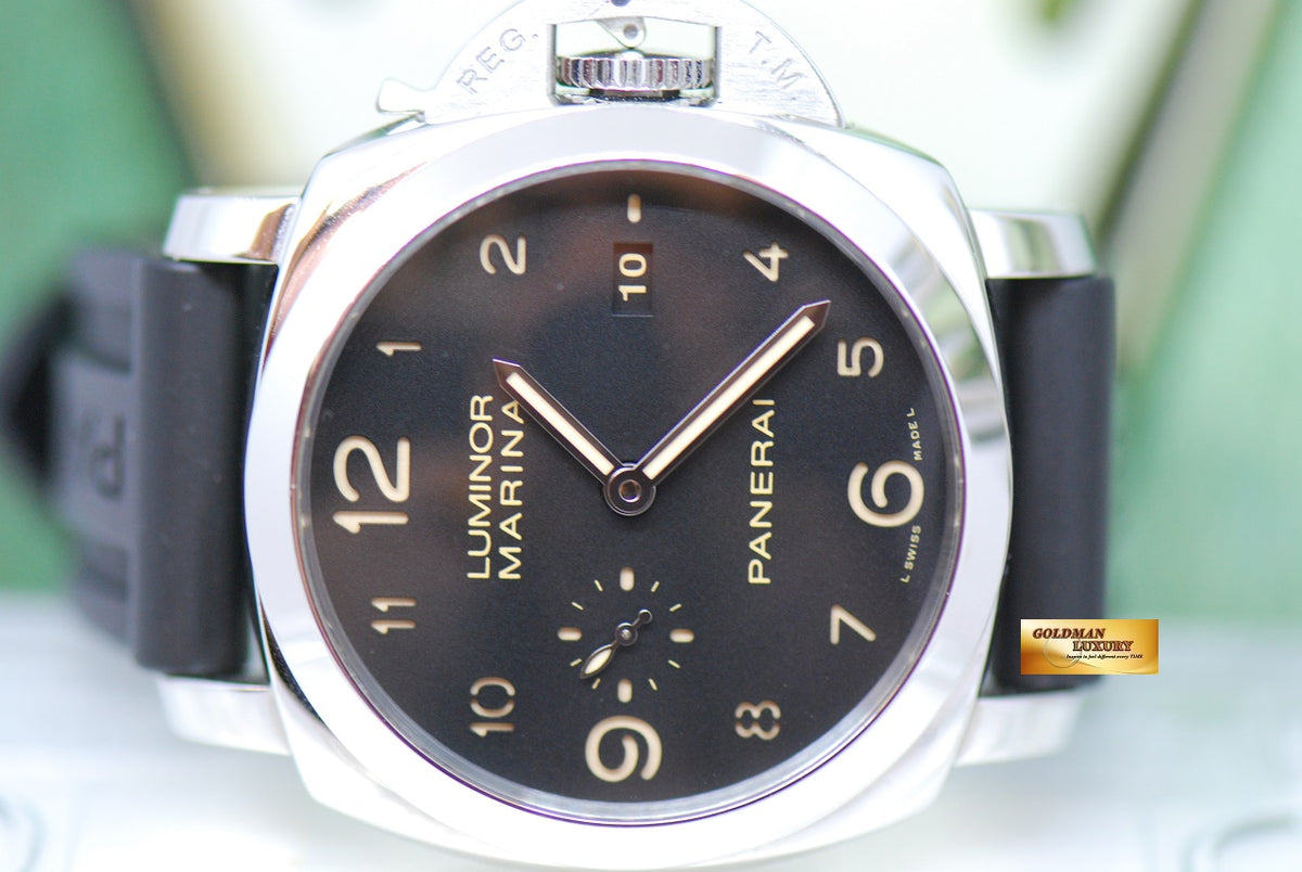 [SOLD] PANERAI LUMINOR MARINA 44mm 1950 ARABIC NUMERALS AUTOMATIC PAM 359 (MINT)