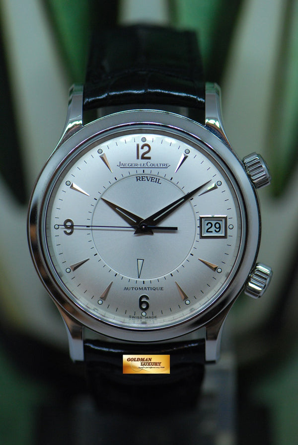 [SOLD] JLC MASTER CONTROL REVEIL ALARM 38mm STAINLESS STEEL AUTOMATIC 141.8.97 (NEAR MINT)