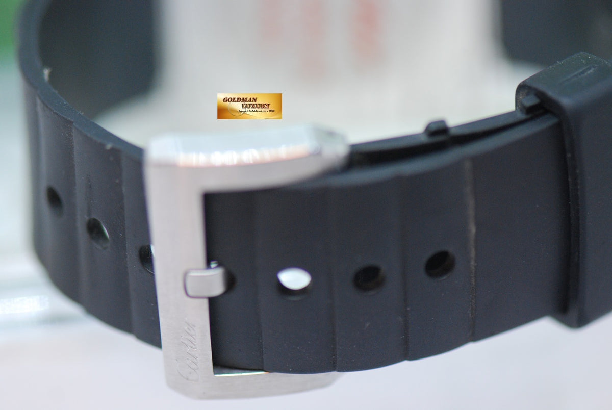 [SOLD] CARTIER SANTOS 100 XL RUBBER STAINLESS STEEL AUTOMATIC 2656 (MINT)