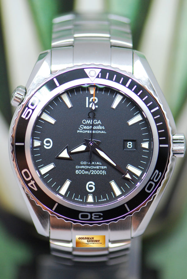 SOLD OMEGA SEAMASTER PLANET OCEAN 45mm CO AXIAL CALIBRE 2500 BLACK A Goldman Luxury