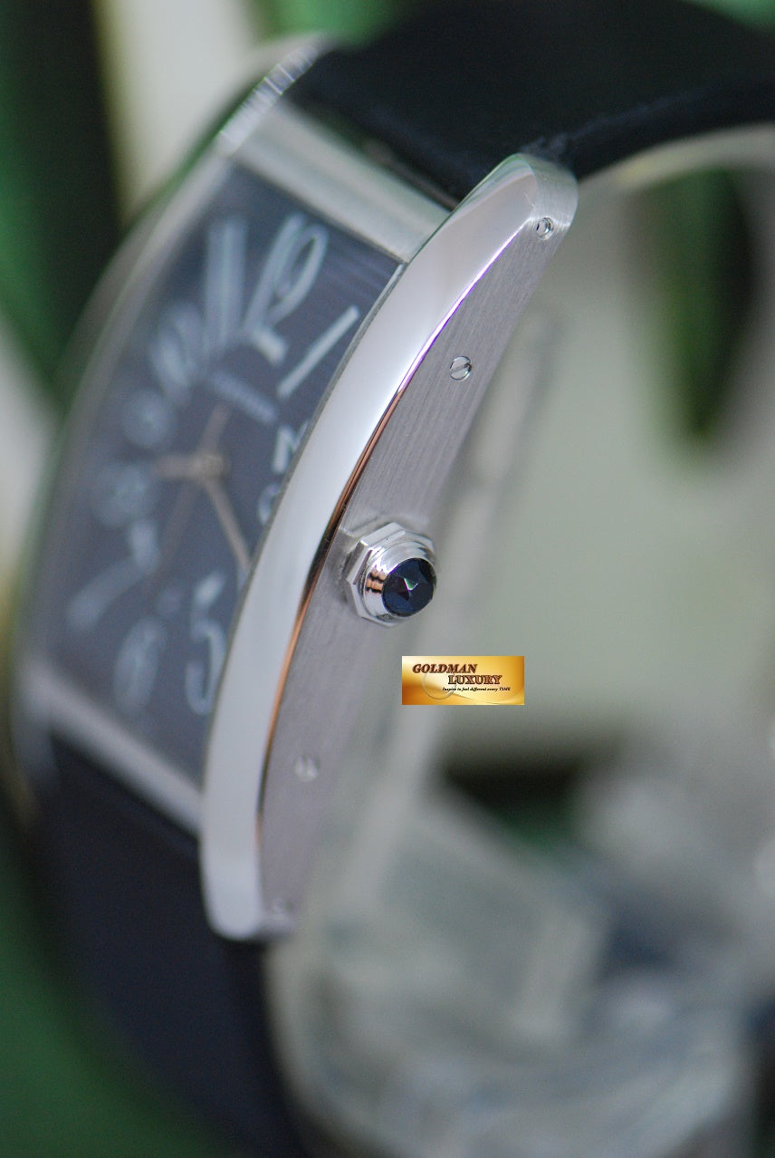 [SOLD] CARTIER TANK AMERICAINE LARGE 18K WHITE GOLD AUTOMATIC GREY DIAL 1741 (NEAR MINT)