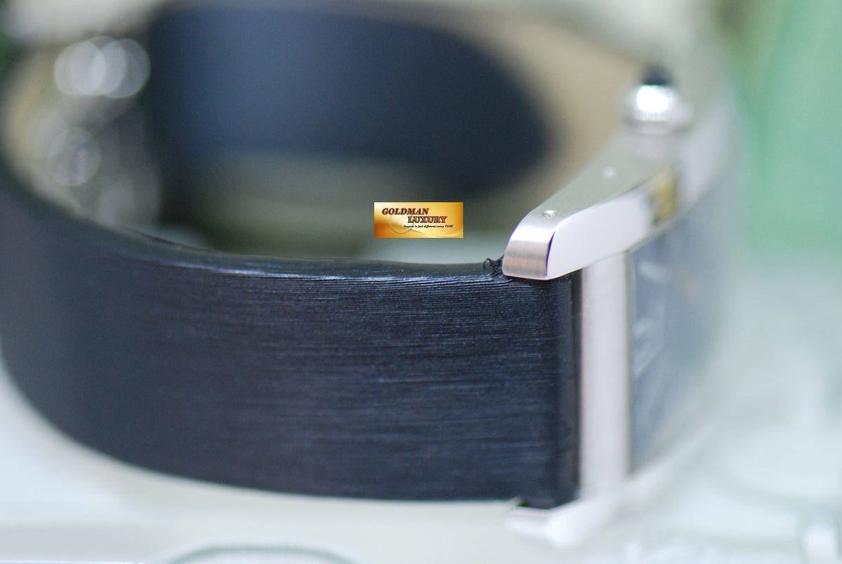 [SOLD] CARTIER TANK AMERICAINE LARGE 18K WHITE GOLD AUTOMATIC GREY DIAL 1741 (NEAR MINT)