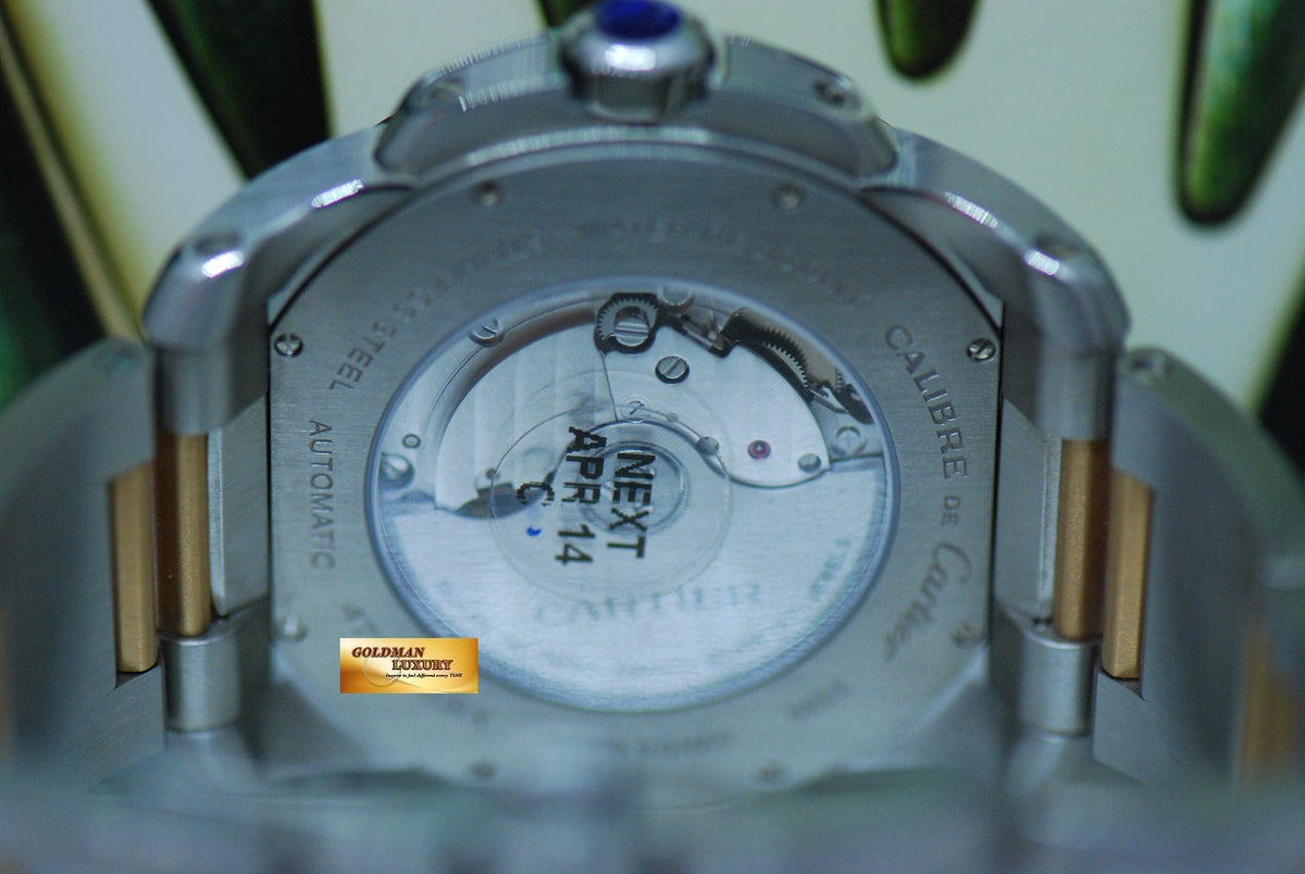 [SOLD] CARTIER CALIBRE MENS 42mm HALF-GOLD AUTOMATIC 3389 (NEAR MINT)