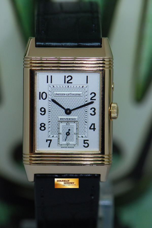 [SOLD] JLC REVERSO DUAL TIME DAY/NIGHT 18K ROSE GOLD MANUAL 270.2.54 (NEAR MINT)