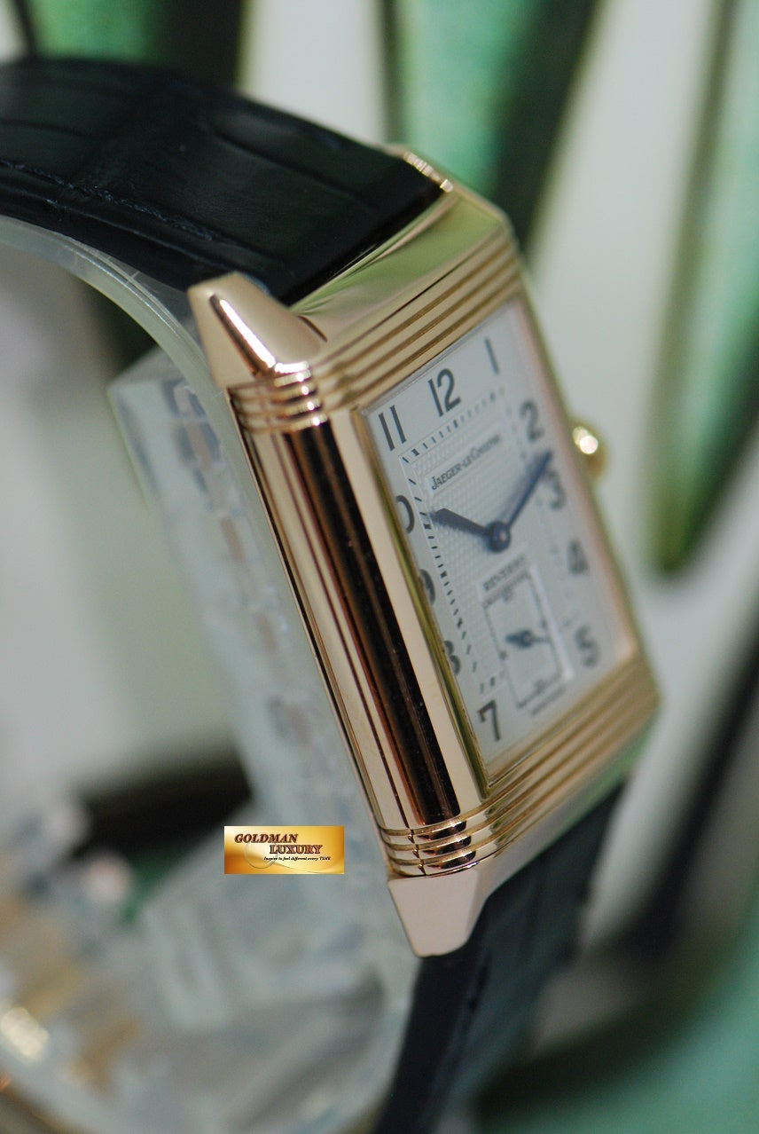 [SOLD] JLC REVERSO DUAL TIME DAY/NIGHT 18K ROSE GOLD MANUAL 270.2.54 (NEAR MINT)