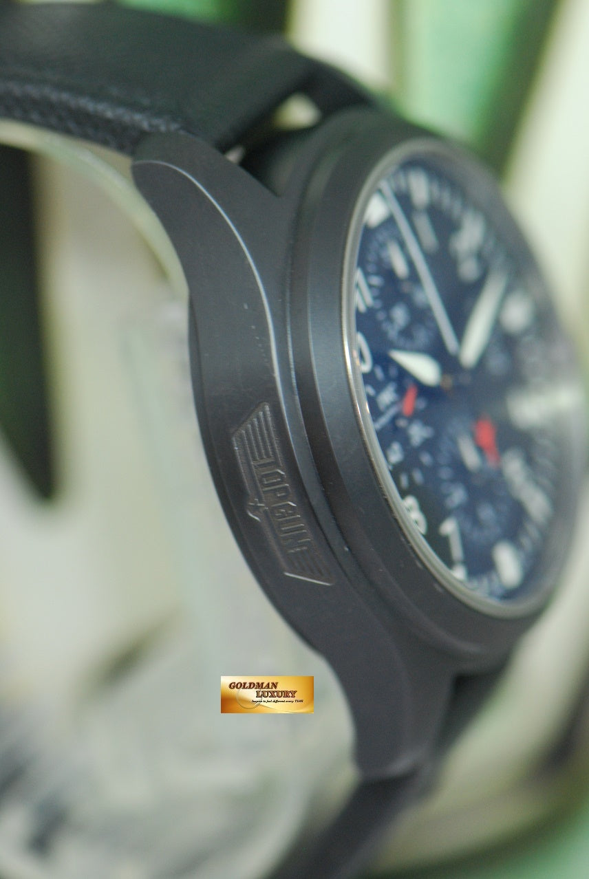 [SOLD] IWC PILOT CHRONOGRAPH 44mm BLACK CERAMIC DAY-DATE AUTOMATIC TOP GUN EDITION IW3789-01 (NEAR MINT)
