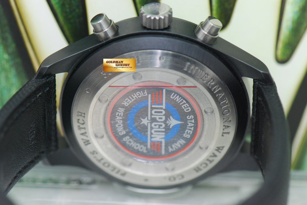 [SOLD] IWC PILOT CHRONOGRAPH 44mm BLACK CERAMIC DAY-DATE AUTOMATIC TOP GUN EDITION IW3789-01 (NEAR MINT)