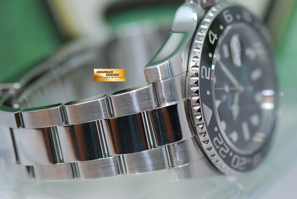 [SOLD] ROLEX OYSTER PERPETUAL GMT-MASTER II CERAMIC BLACK BEZEL 116710LN (MINT)