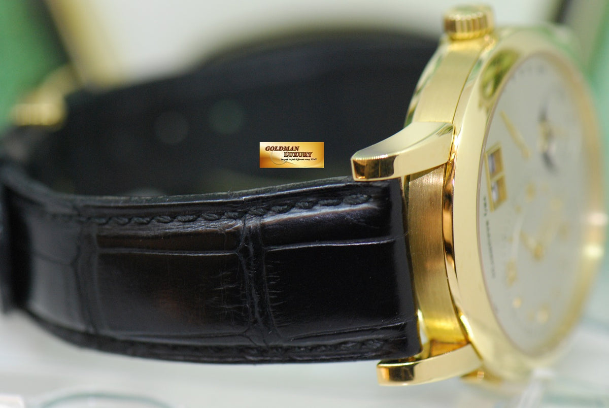 [SOLD] A.LANGE & SOHNE LANGE 1 MOONPHASE 18K YELLOW GOLD 38.5mm MANUAL 109.021 (MINT)