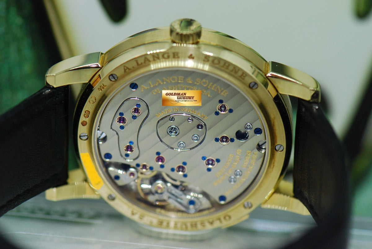 [SOLD] A.LANGE & SOHNE LANGE 1 MOONPHASE 18K YELLOW GOLD 38.5mm MANUAL 109.021 (MINT)